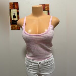 NWT HEARTLOOM Pink Striped Women's Tank Top SIZE S
